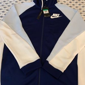 Womens Nike color-block zip hoodie